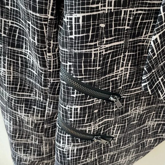 Halogen (Nordstrom) Black and White Open Front Blazer, Women’s Small - Picture 6 of 8